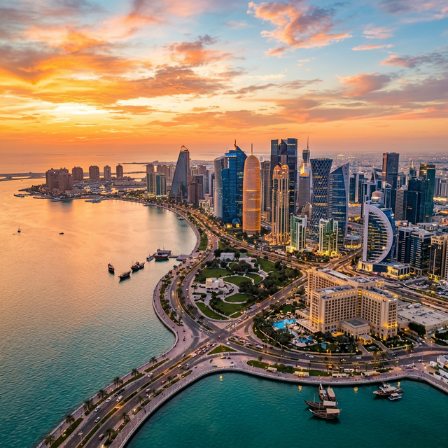 Qatar skyline — OneStop Tourism